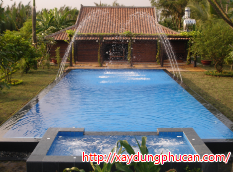 Nhận xây dựng thi công lắp đặt bể bơi hồ bơi tại Nam Định uy tín chất lượng!!