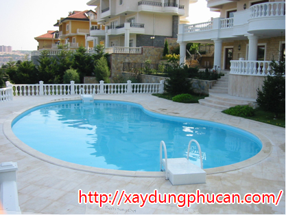 Nhận xây dựng hồ bơi tại Quảng Ngãi chất lượng