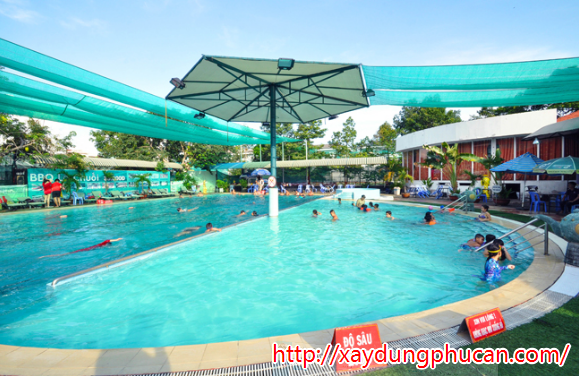 Xây dựng bể bơi hồ bơi tại Trà Vinh uy tín chất lượng
