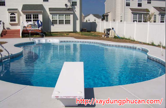 Nhận xây dựng thi công lắp đặt bể bơi hồ bơi tại Vĩnh Long.