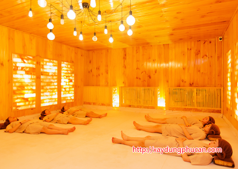 Nhận thiết kế lắp đặt phòng xông hơi các loại tại Hà Tĩnh