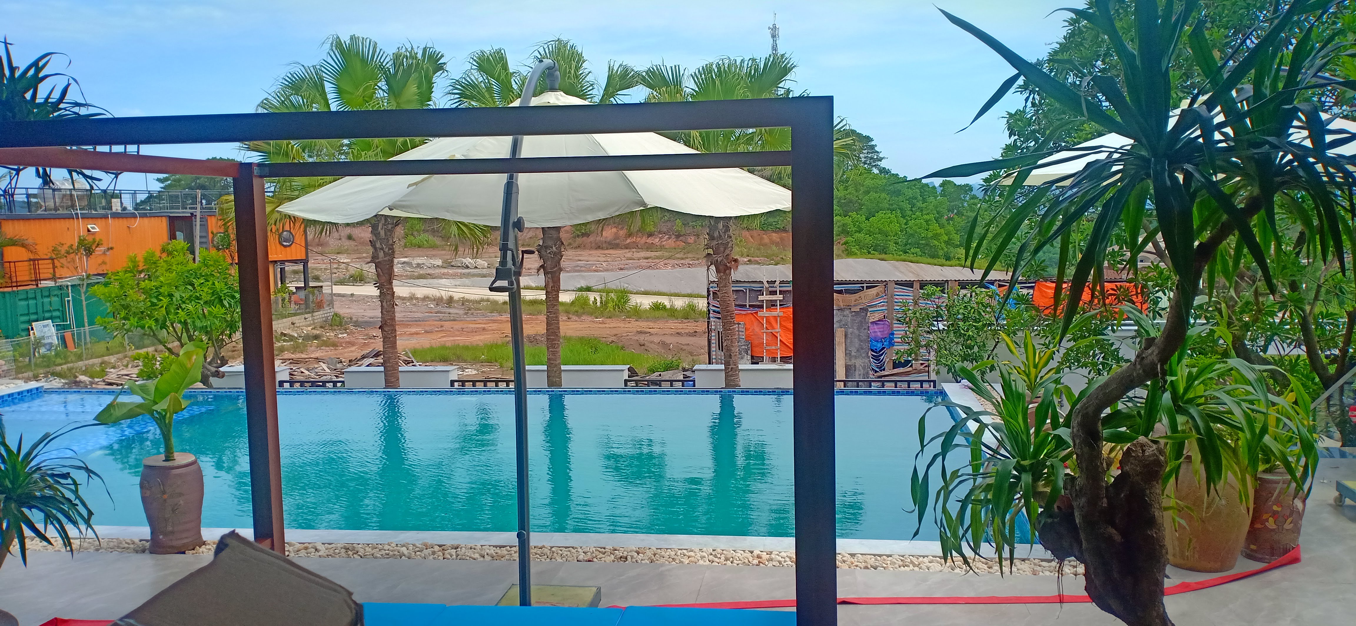 Thi công bể bơi 60m2 Villa nghỉ dưỡng tại Quảng Ninh