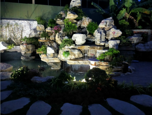 Thi công bể bơi tiểu cảnh tại Quảng Bình