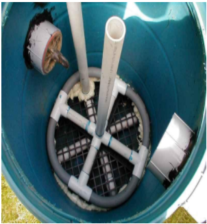 Cấu tạo bên trong bình lọc cát bể bơi