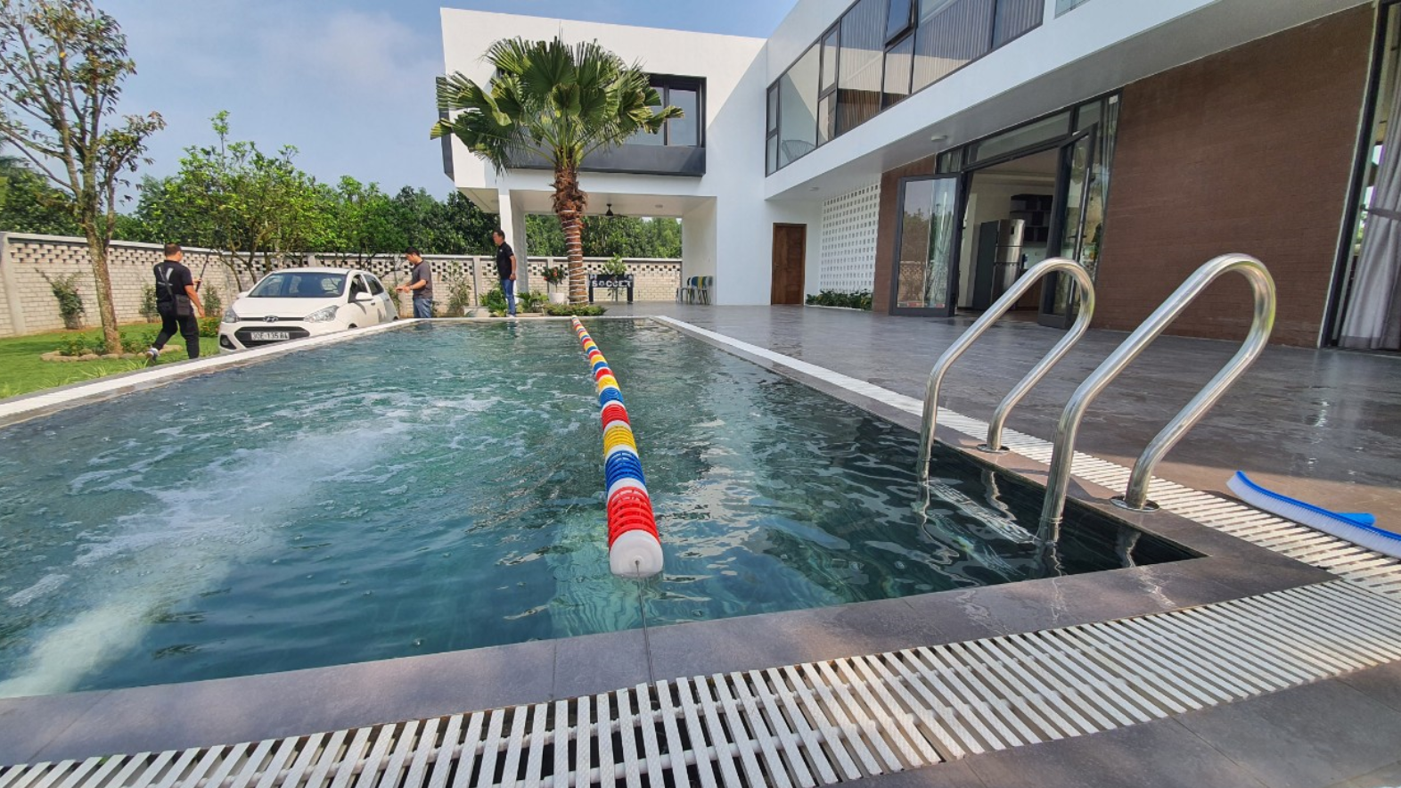 Thi công bể bơi Villna tại Sơn Tây