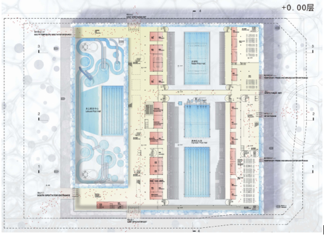 Thiết kế bể bơi thi đấu
